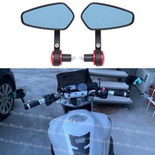 2x Motorcycle 7/8" Red Bar End