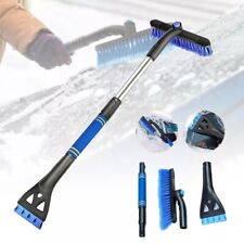 Windscreen Snow Brush With Ice Scraper Long Reach Handle for Car Van Lorry Truck