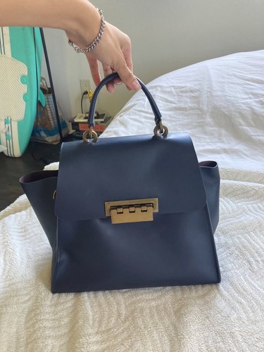 New zac posen navy eartha - zac,