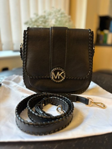 Michael kors black leather - black,