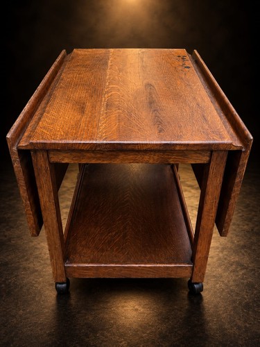 Antique oak drop leaf - antique, table