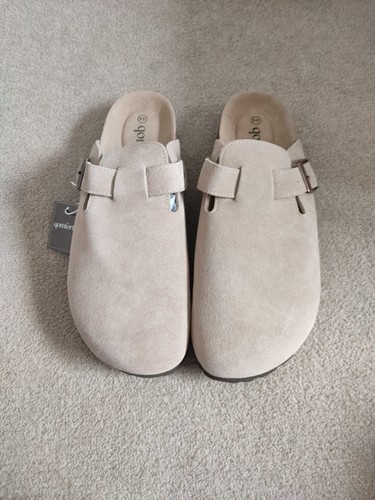 Qomfort genuine suede clogs - qomfort,