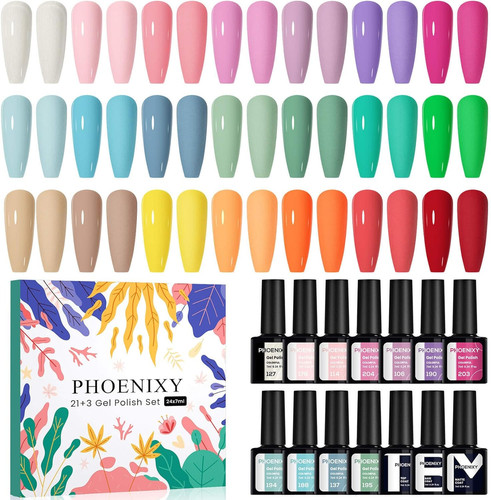 Gel nail polish colours - gel, 21