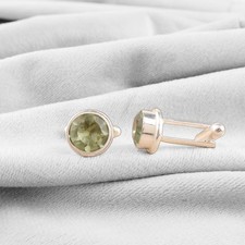 Green amethyst stone 925 - green,