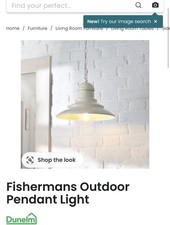 Dunelm Fishermans Pendant