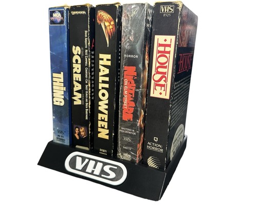 Vhs tape display stand slot - tape, 5