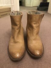 leather bunker boots Size 3