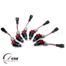 Set of 6 1000cc Fuel Injectors