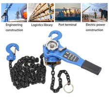 Lever Block Chain Hoist Manual Ratchet Puller 750kg Capacity 3m/10ft Lifter