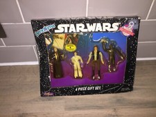 Vintage Star Wars Bend Ems Collectable 4 Piece Gift Set 1993 Opened Pack