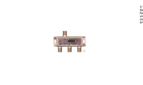 Way splitter for - ntl, modem