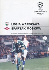 Legia Warsaw Poland v Spartak Moscow Russia (UEFA Champions League) 1995/1996