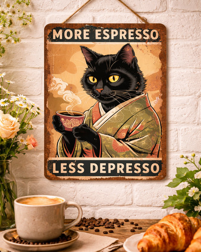 More expresso less depresso - more,