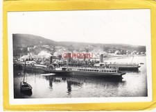 COLUMBA 1878 & IONA 1869 David MacBrayne  passenger paddle steamers -Photograph