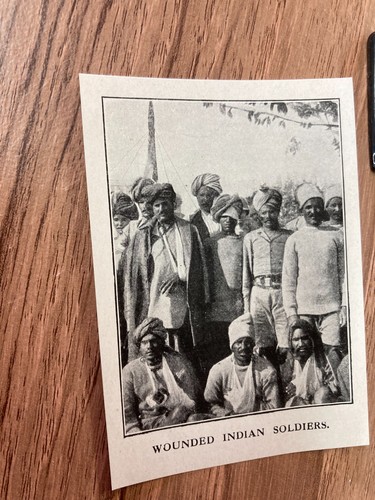 Ww1 indian soldiers wounded - indian,