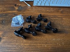 Grover Mini Rotomatic Tuning Machines 1980s | 6 In-line Black | Good Condition