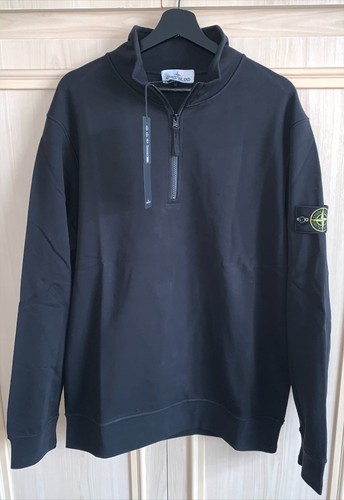 3xl black stone island quarter - stone,