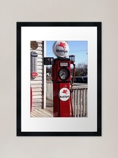vintage Gas pump Framed Art