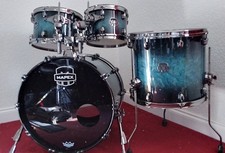 Drum Kit. Mapex Saturn. Walnut And Maple.