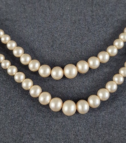 Vintage glass pearls - vintage,