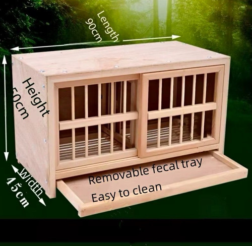 Pigeon breeding box - , with