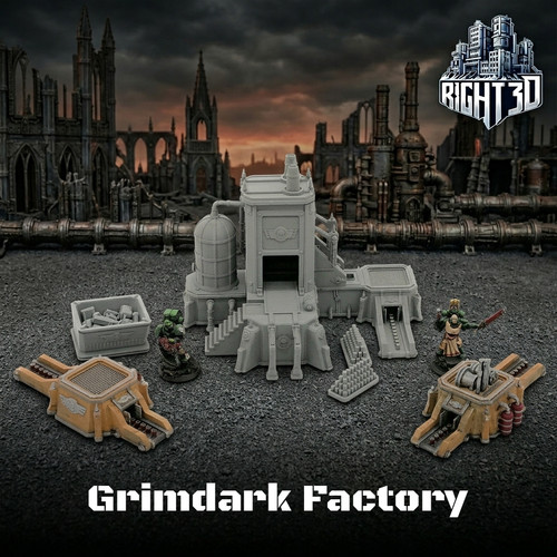 Grimdark factory scifi - grimdark,