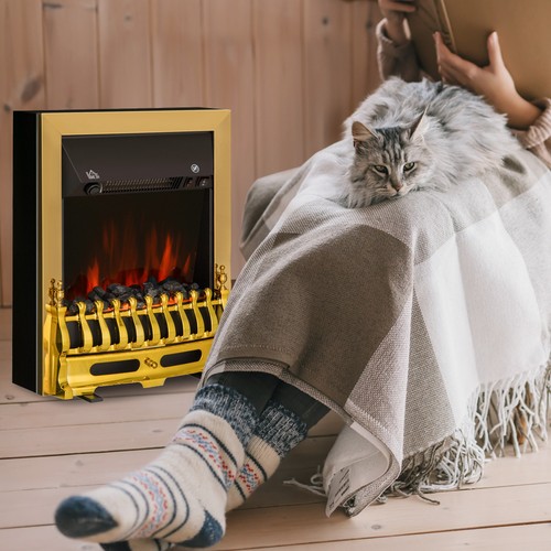 Modern electric fireplace - electric, &