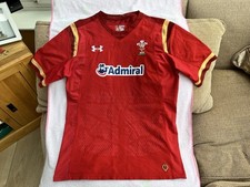 Under Armour Wales Home ‘Test Fit’ Rugby Shirt 2014-16 Size 3XL Great Condition