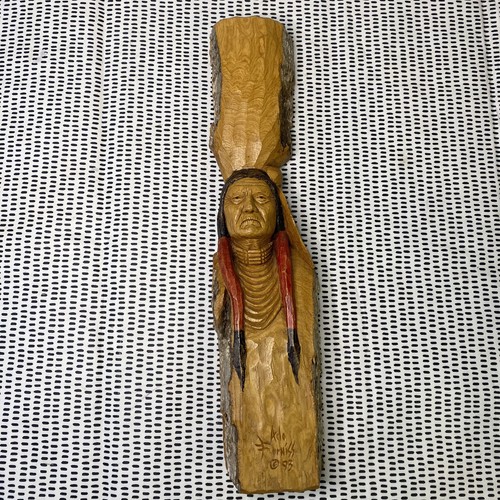 Hand carved wood - hand‑carved, figure