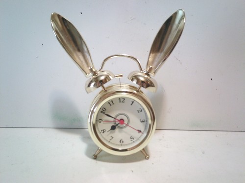 Older heavy brass rabbit ears - older,