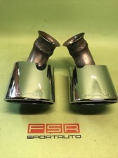 Original Gemballa Porsche 996 Sport tailpipes exhaust tips new new