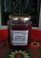 HOMEMADE JAM an  MARMALADE  ;   12OZ JAR;  FINEST  PORT  AN LEMON .