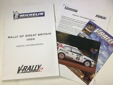 MARTIN BRUNDLE  - TOYOTA COROLLA WRC NETWORK Q RALLY GB 1999 press kit w/photo
