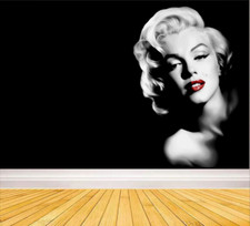 3D Marilyn Monroe Wallpaper Bedroom Living room Bar Wallpaper Mural Decoration