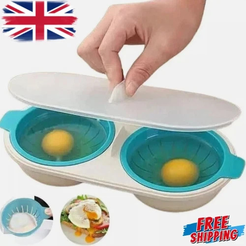 Egg cooker boiler double - cooker, cup