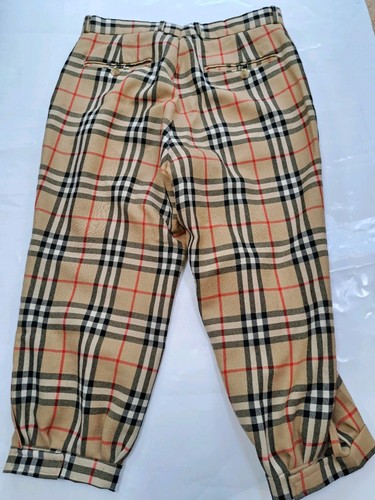 Burberry trousers mens wool - burberry,