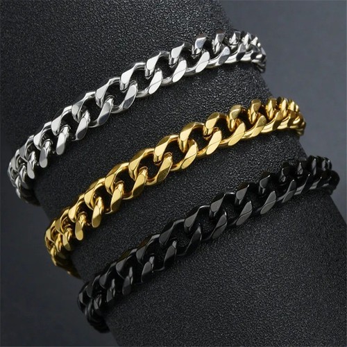 Fashion stainless steel curb - steel,