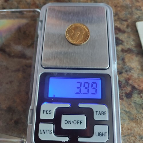 22ct gold george 1 - gold, 1/2
