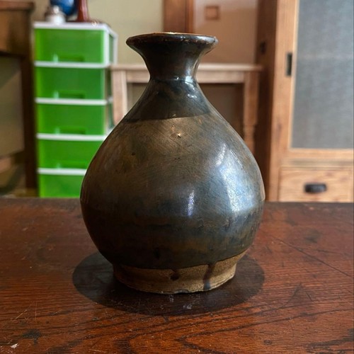 Japanese old pottery tokkuri - japanese,