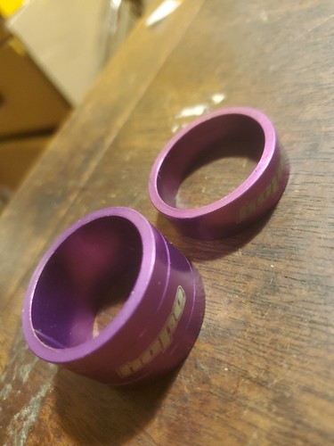 Hope headset spacers - hope, purple