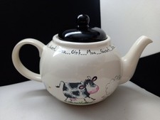 Price & Kensington Home Farm Ceramic Teapot 2 Pint 6 Cup Cow Sheep New