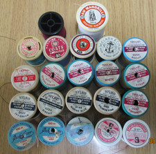 22 Mixed Vintage Plastic Cotton Reels Mainly Dewhursts