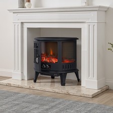 Electric fireplace log burning - electric,