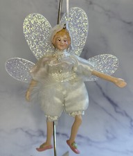 Fairy Christmas Ornament White