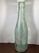 Antique Pre 1900’s Soda Bottle Blob Top Aqua Glass 8 oz Early Old Pop