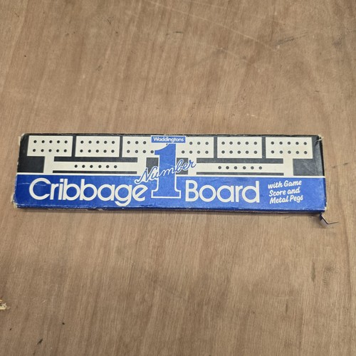 Vintage cribbage board pins - board,
