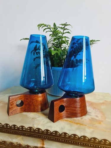 Vintage danish candleholders - vintage,