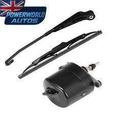 UNIVERSAL Windscreen Wiper Motor  Arm & Blade For Willis Jeep Tractor 01287358