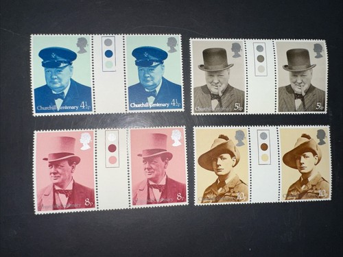Stamps 1974 churchill - -gb,