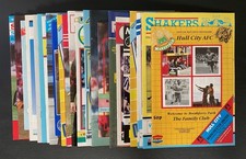 MANCHESTER UNITED 1987/1988 Season - Complete set of AWAY football programmes